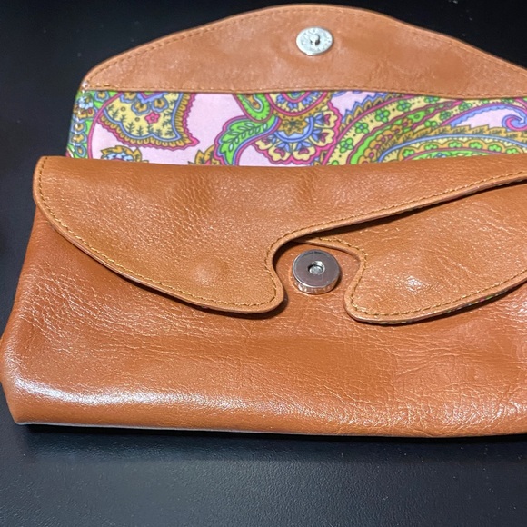 Vintage Latico Tan Leather multi compartment long wallet - Picture 9 of 16